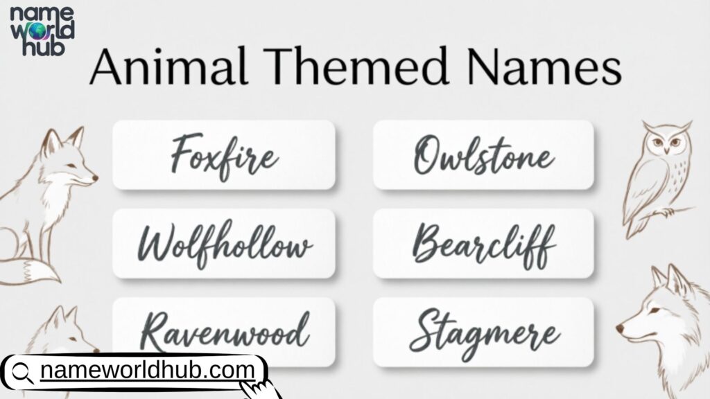 Animal Themed Names