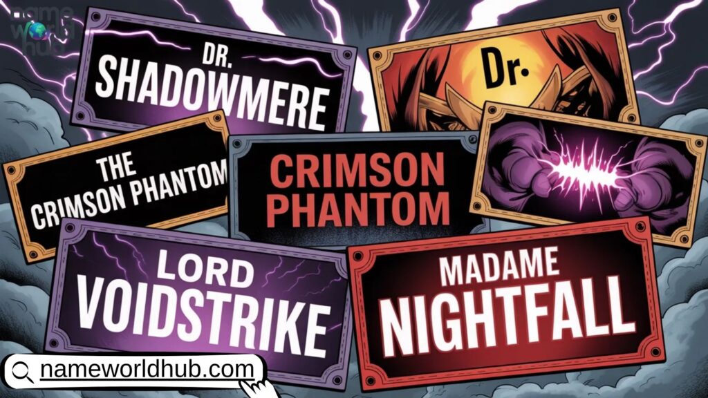 Best Supervillain Names