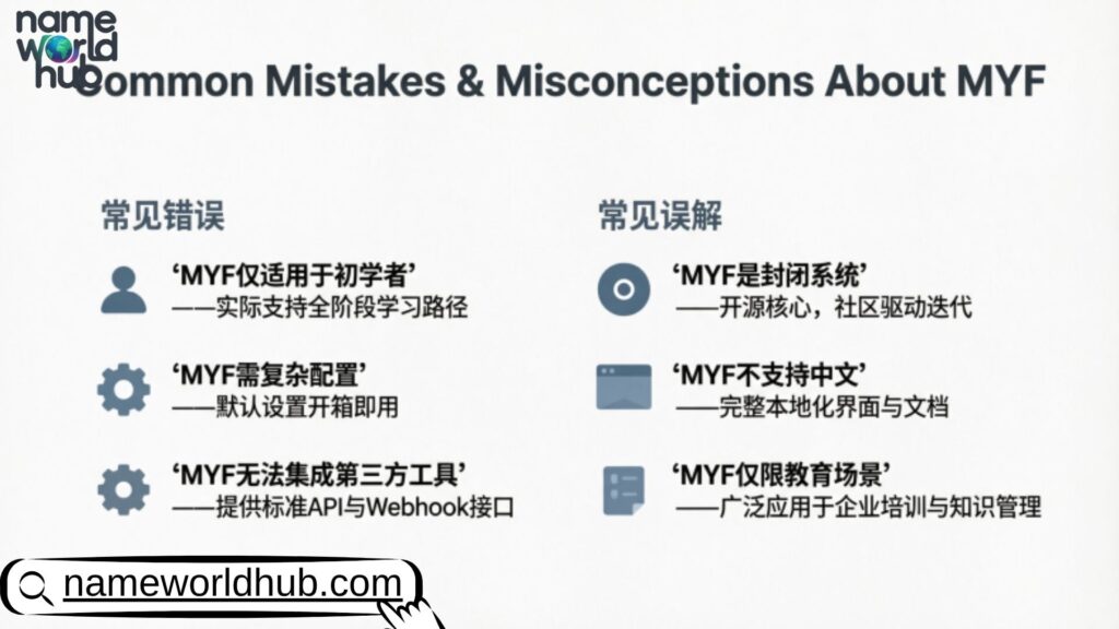 Common Mistakes & Misconceptions About MYF