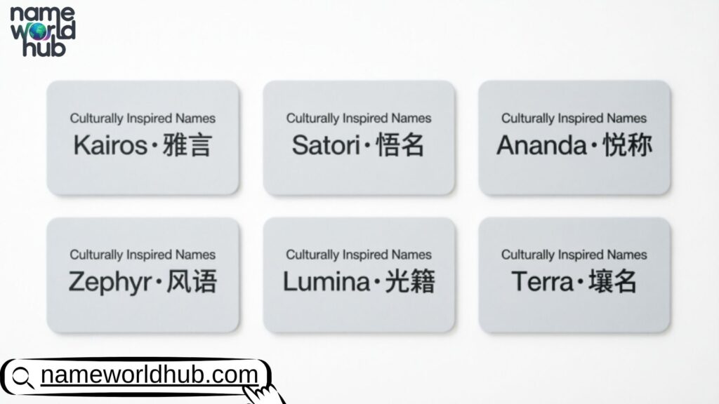 Culturally Inspired Names
