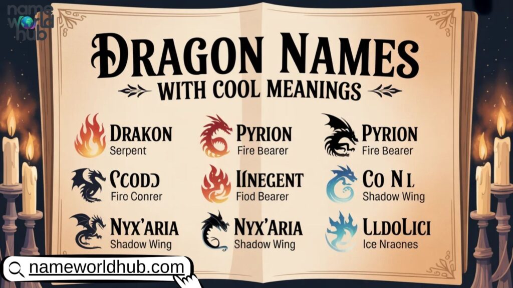 Dragon Names with Cool Meanings