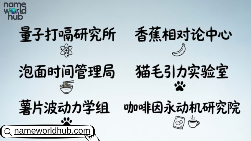 Funny Laboratory Names 