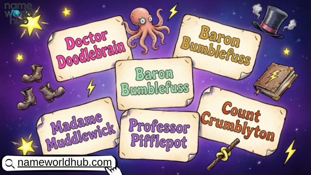 Funny & Quirky Names For Supervillain