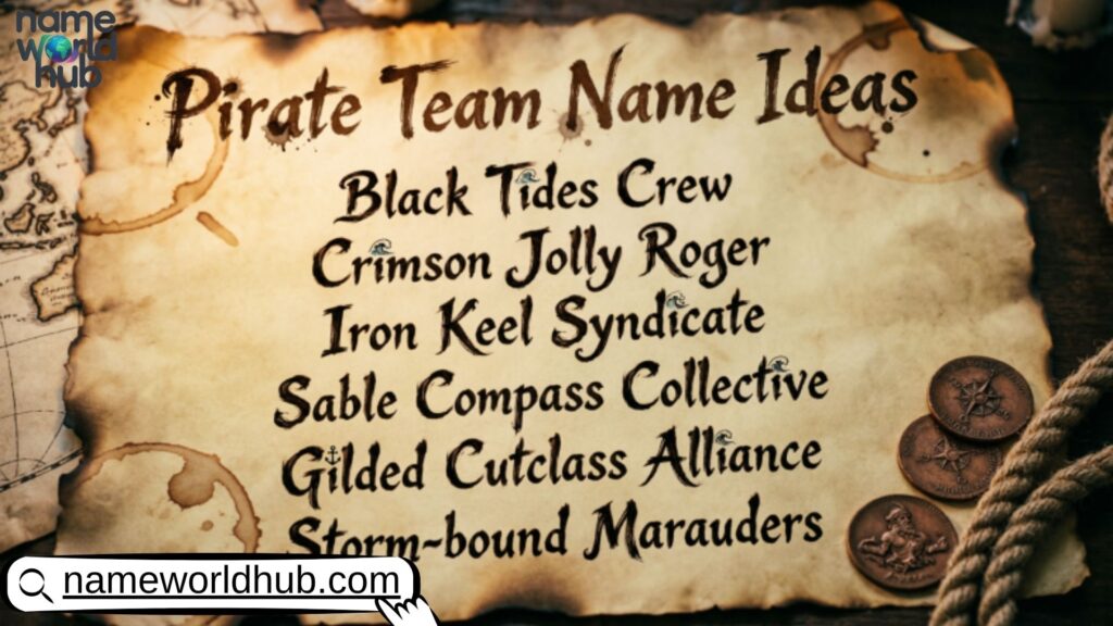 Pirate Team Name Ideas