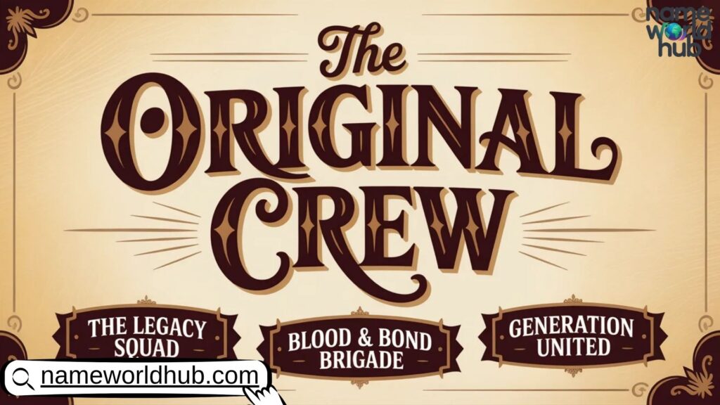 Classic Cousins Group Names