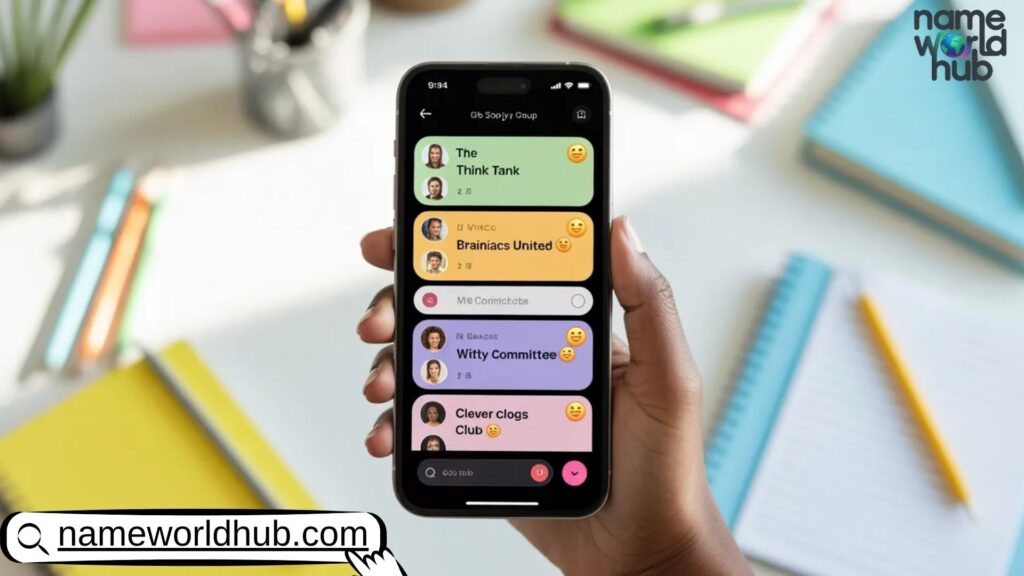 Clever Group Chat Names 