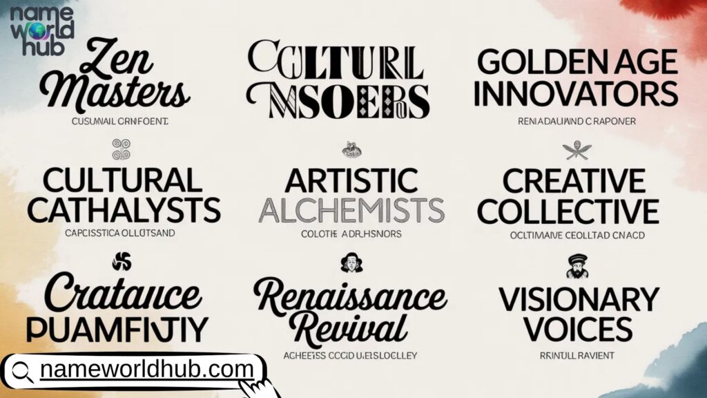 Cultural & Artistic Team Names 