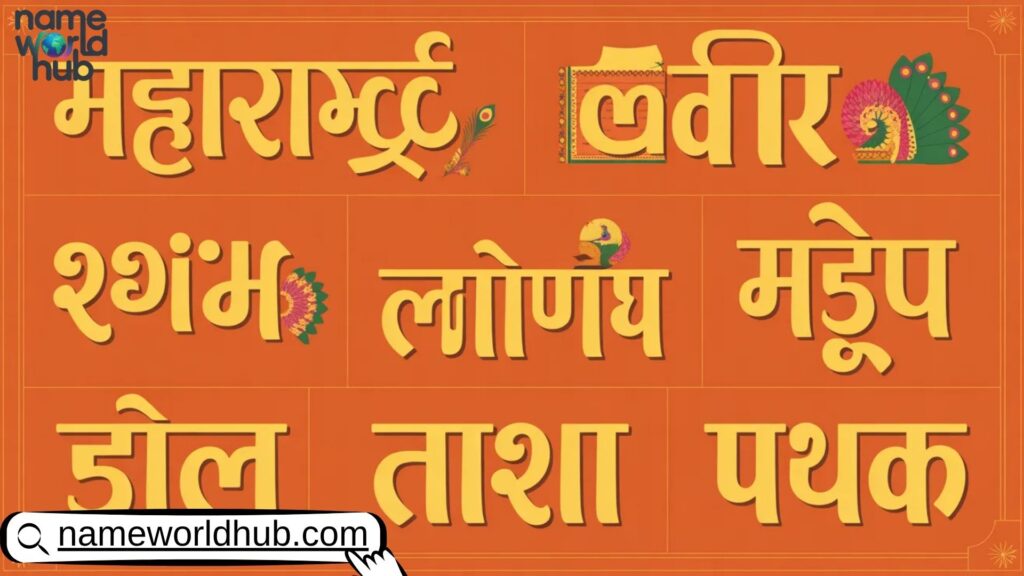 Cultural Team Names in Marathi 