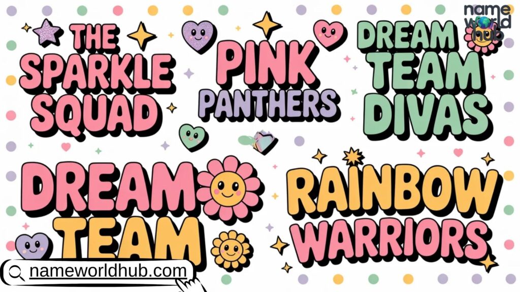 Cute Team Names For Girls