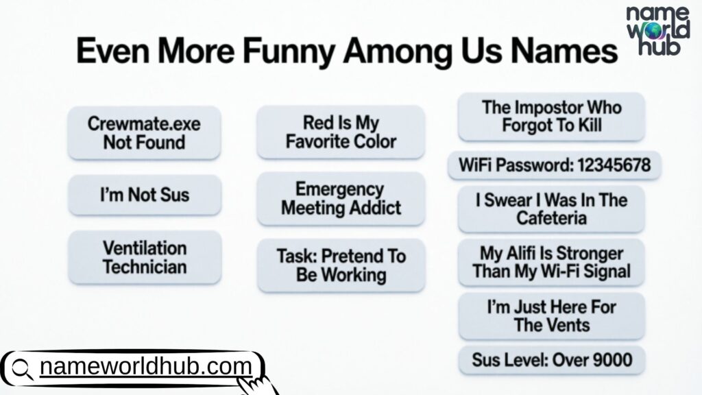 Even More Funny Among Us Names