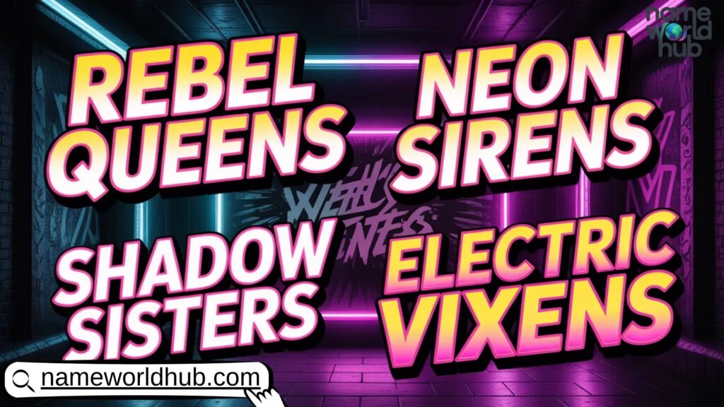 Girls Gang Group Names 
