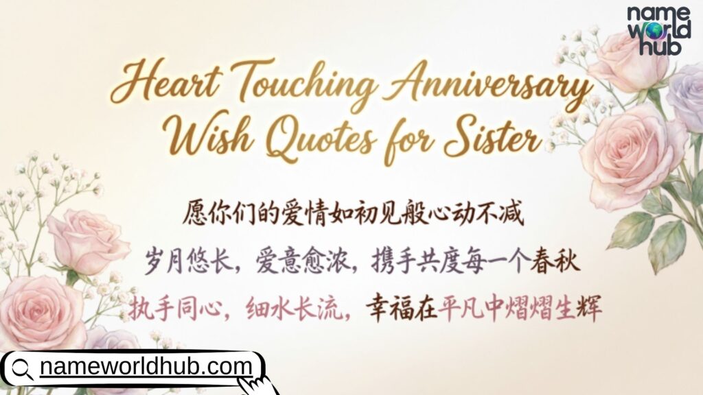 Heart Touching Anniversary Wish Quotes for Sister