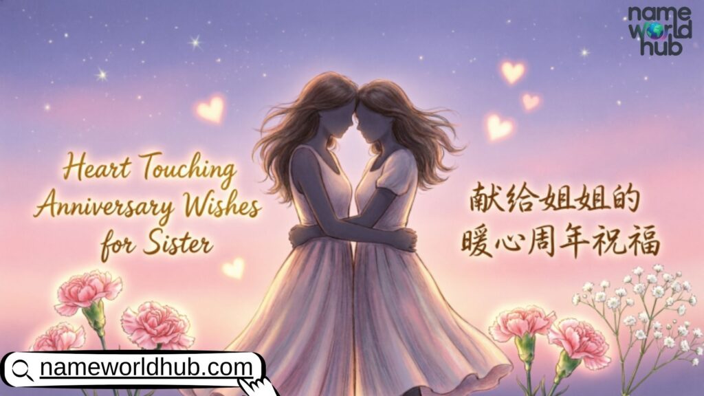 Heart Touching Anniversary Wishes for Sister
