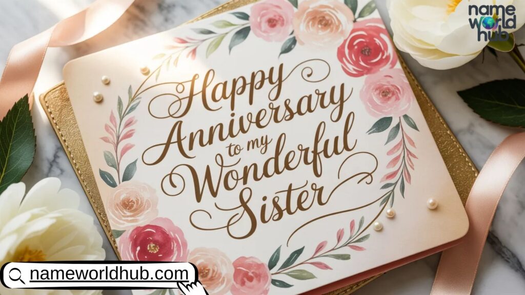 Heartwarming Anniversary Messages for Sister