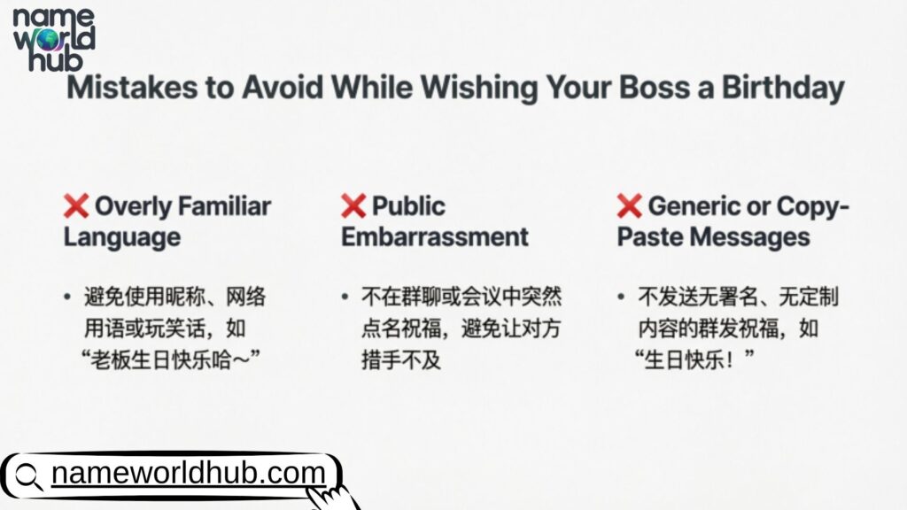 Mistakes to Avoid While Wishing Your Boss a Birthday