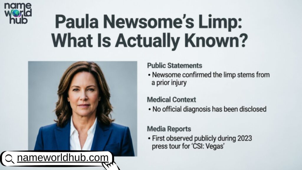 Paula Newsome's Limp What Is Actually Known