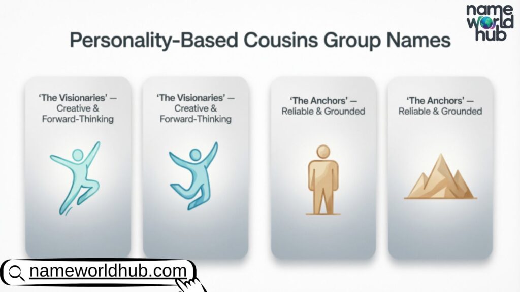 Personality-Based Cousins Group Names