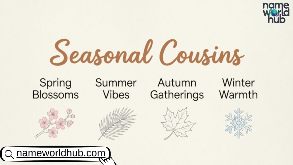 Seasonal Cousins Group Names