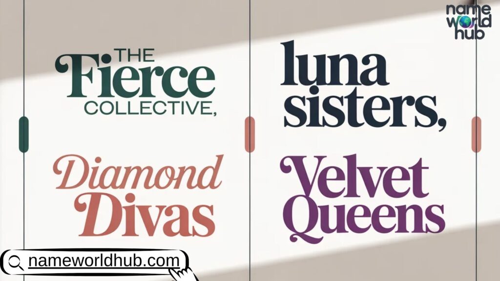 Stylish Group Names for Women