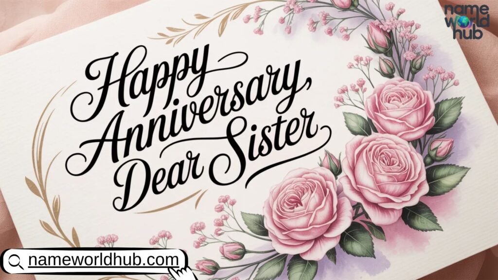 Touching Anniversary Wishes for Sister That Speak from the Heart