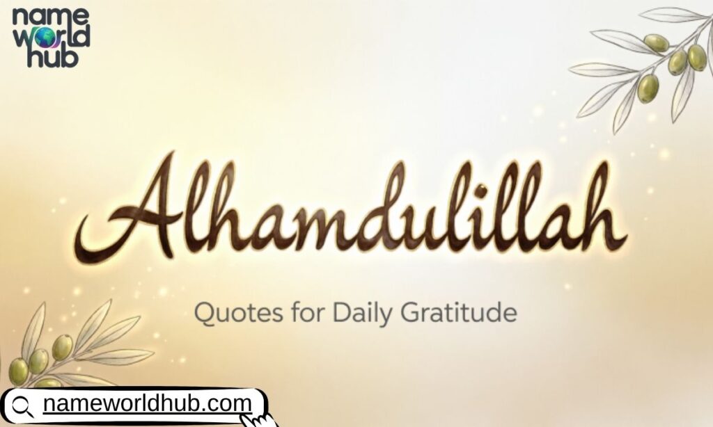 Alhamdulillah Quotes for Daily Gratitude