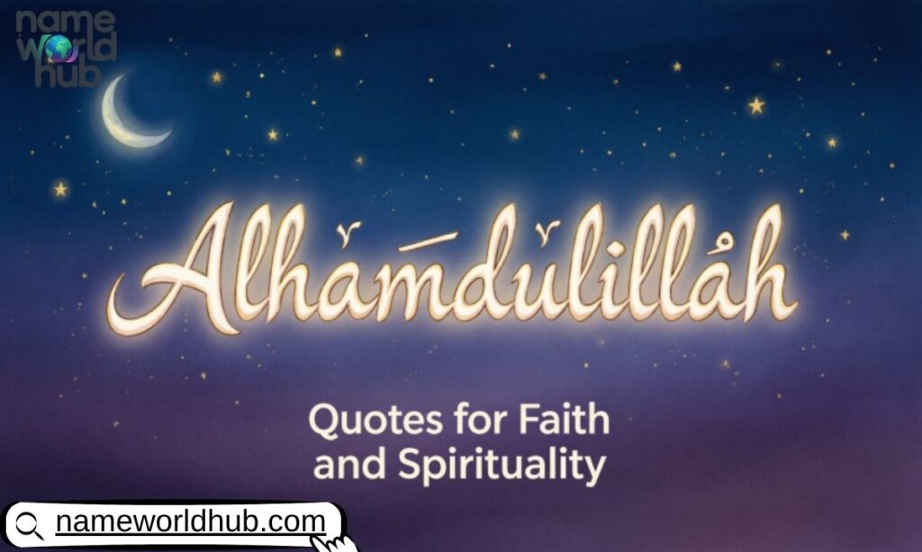 Alhamdulillah Quotes for Faith and Spirituality
