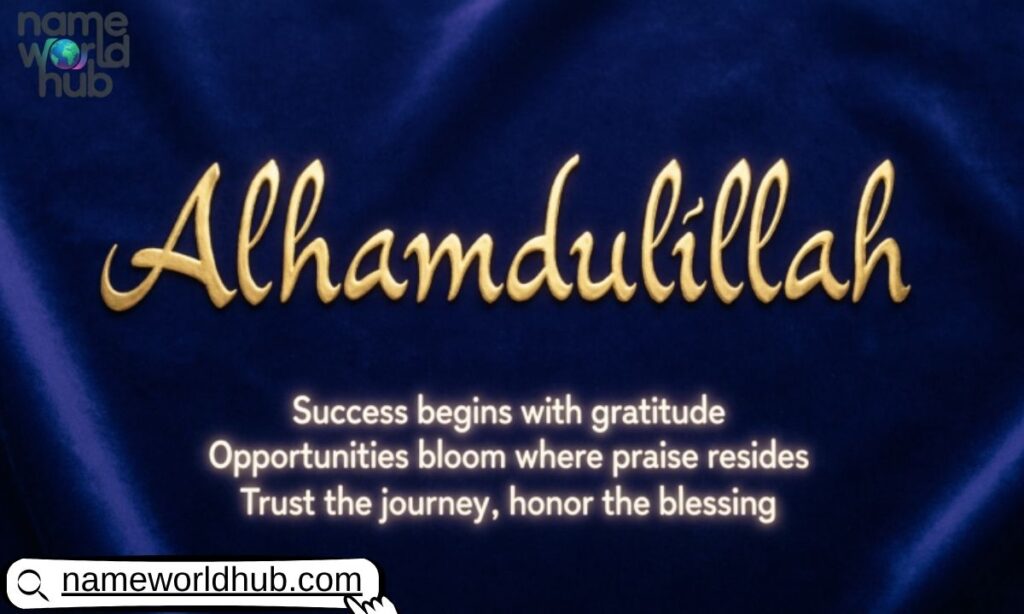 Alhamdulillah Quotes for Success and Opportunities