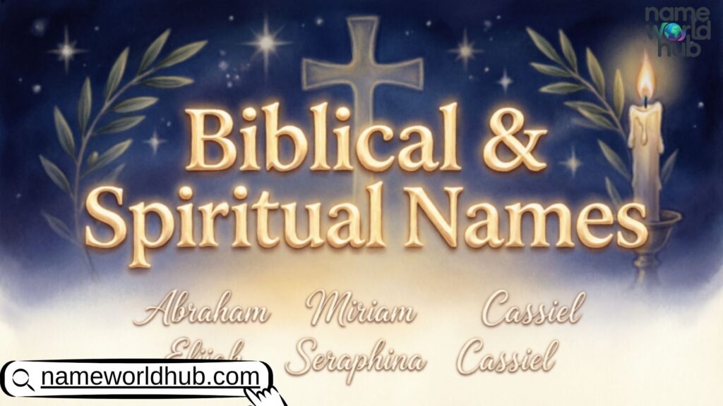 Biblical & Spiritual Names 