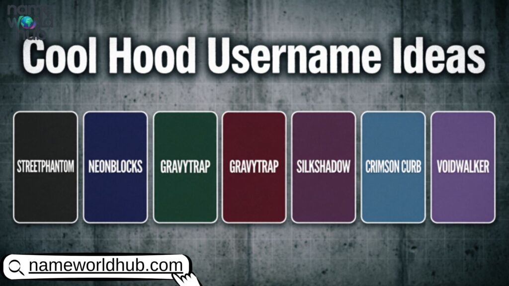 Cool Hood Username Ideas