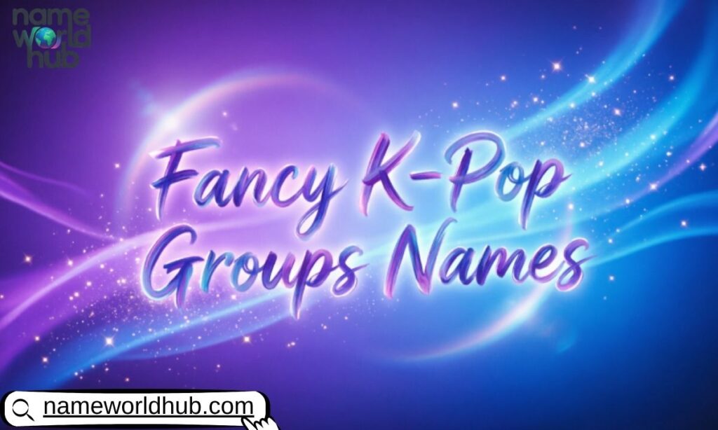 Fancy K Pop Groups Names