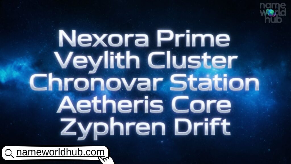 Futuristic & Sci-Fi Names 