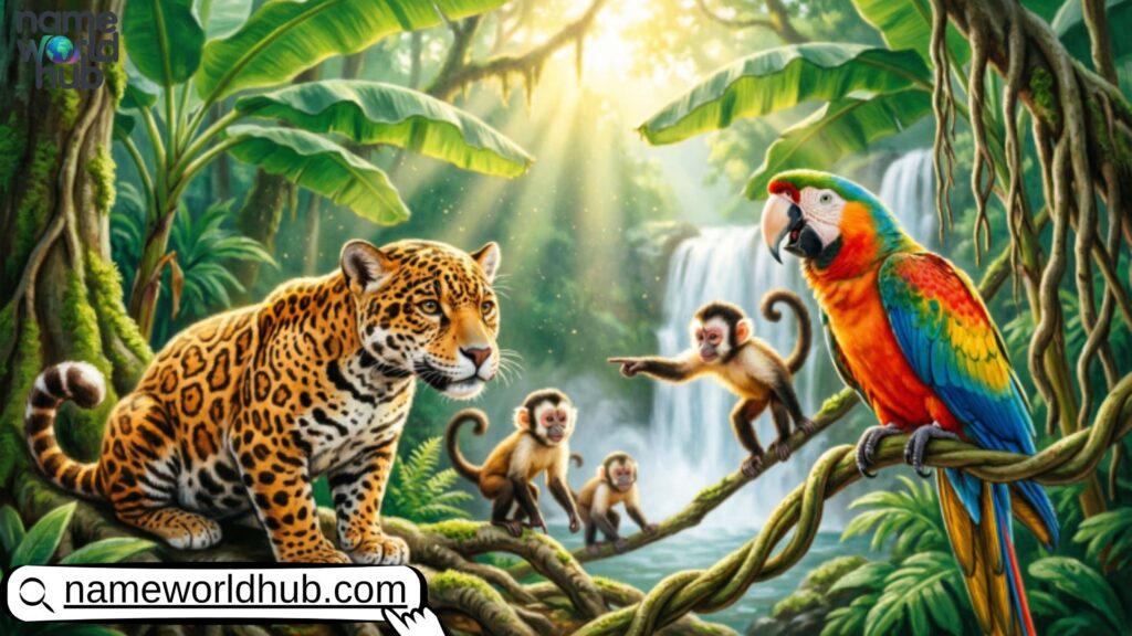 Jungle Animal Names