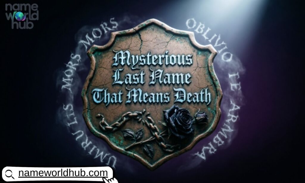 _Mysterious Last Name That Means Death
