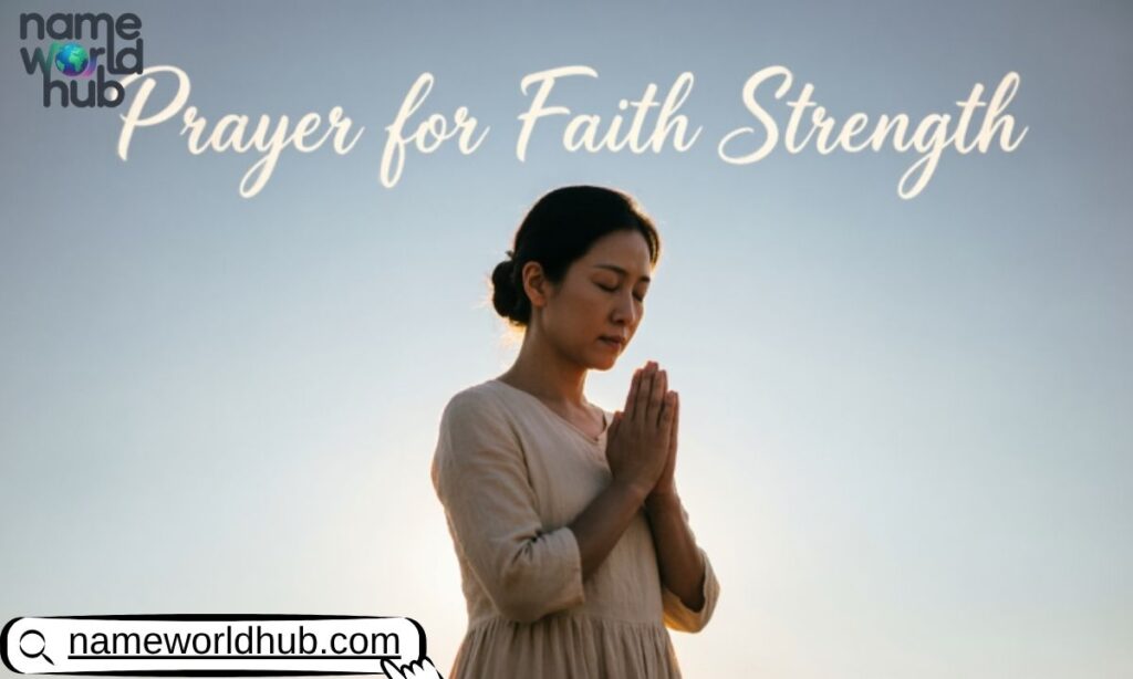 Prayer for Faith Strength