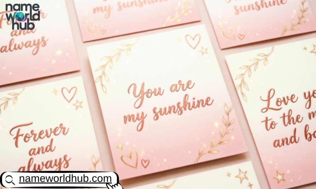 Sweet and Romantic Messages