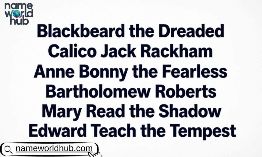 Best Pirate Names