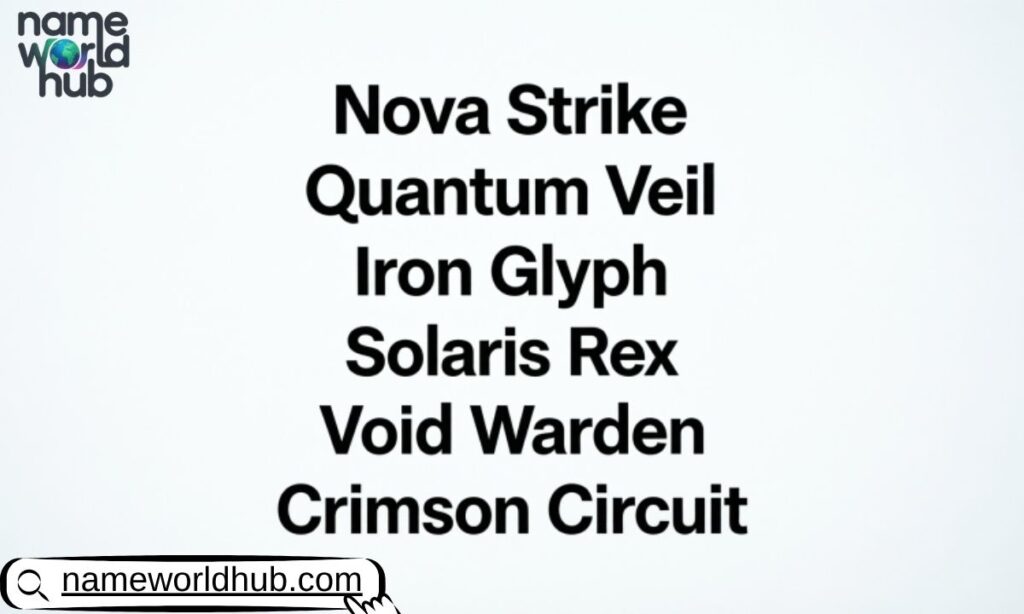 Cool Superhero Names