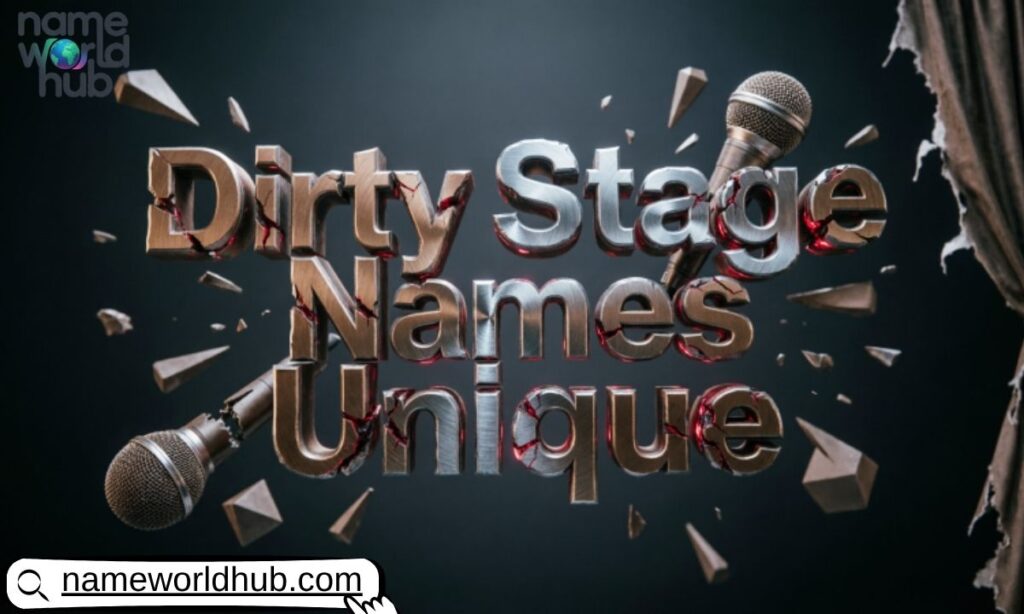 Dirty Stage Names Unique