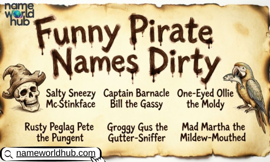 Funny Pirate Names Dirty