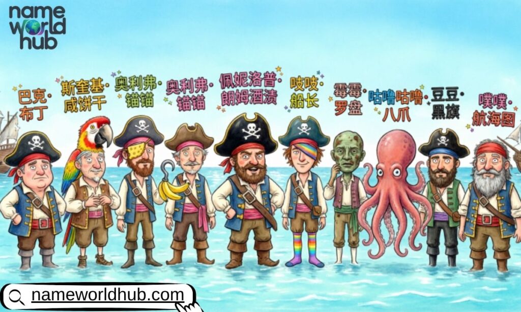 Funny and Quirky Names For Pirate