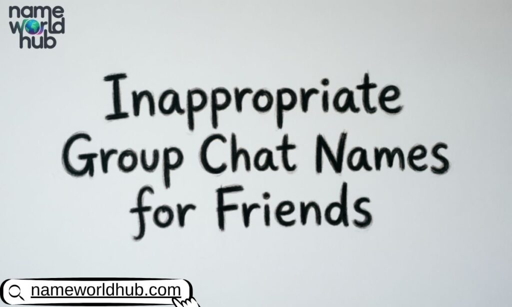 Inappropriate Group Chat Names for Friends