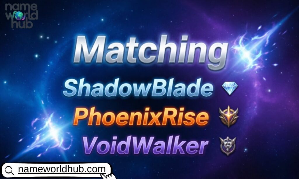 League of Legends Matching Names