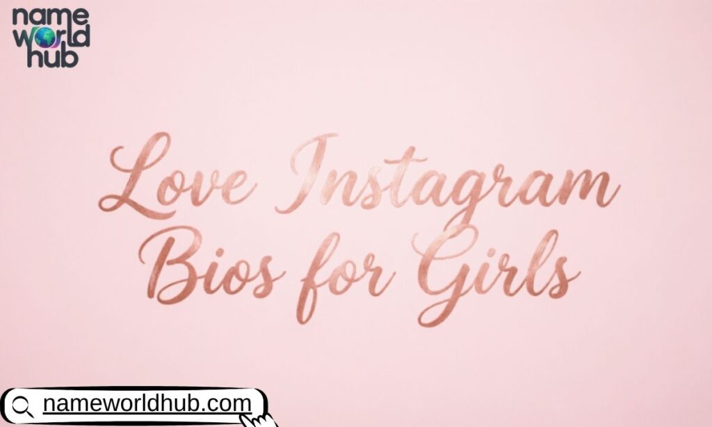 Love Instagram Bios for Girls