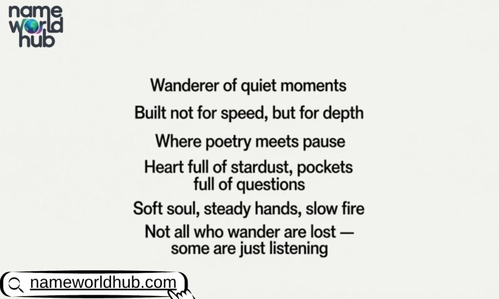 Poetic Instagram Bios for Boys
