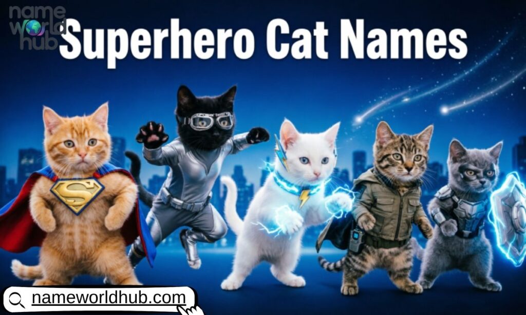 Superhero Cat Names