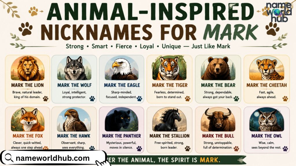 Animal-Inspired Nicknames for Mark