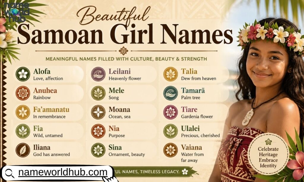 Beautiful Samoan Girl Names