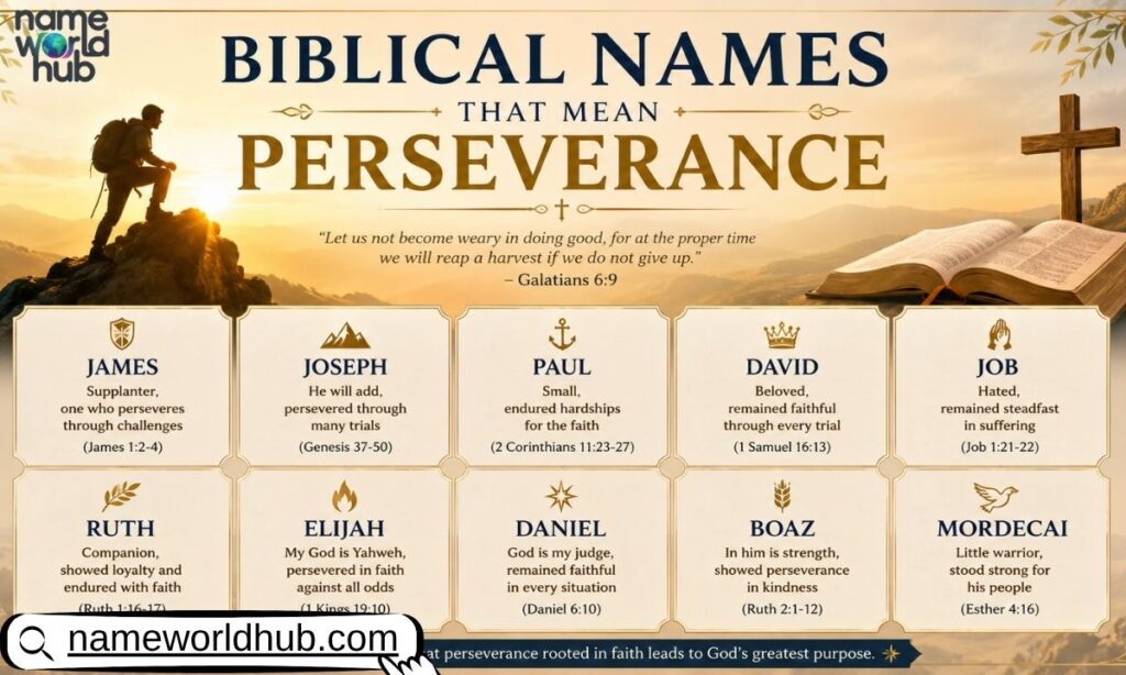 Biblical Names That Mean Perseverance