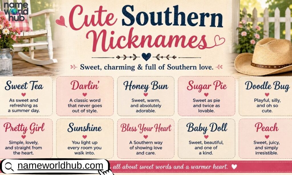 Cute Southern Nicknames