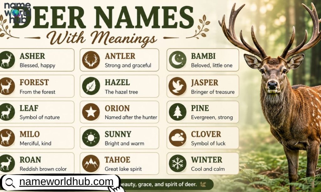 Deer Names With Meanings